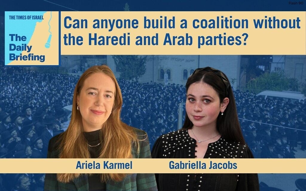 Daily Briefing June 29: Can anyone build a coalition without the Haredi and Arab parties?