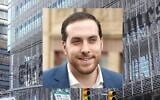 Yair Rosenberg, who writes The Atlantic's 'Deep Shtetl' newsletter, was named to a new religion beat at The New York Times focused on Jewish American life. (Yair Rosenberg; Adam Jones/Wikimedia Commons via JTA)