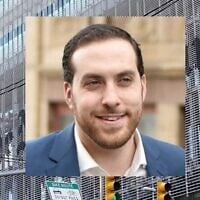 Yair Rosenberg, who writes The Atlantic's 'Deep Shtetl' newsletter, was named to a new religion beat at The New York Times focused on Jewish American life. (Yair Rosenberg; Adam Jones/Wikimedia Commons via JTA)