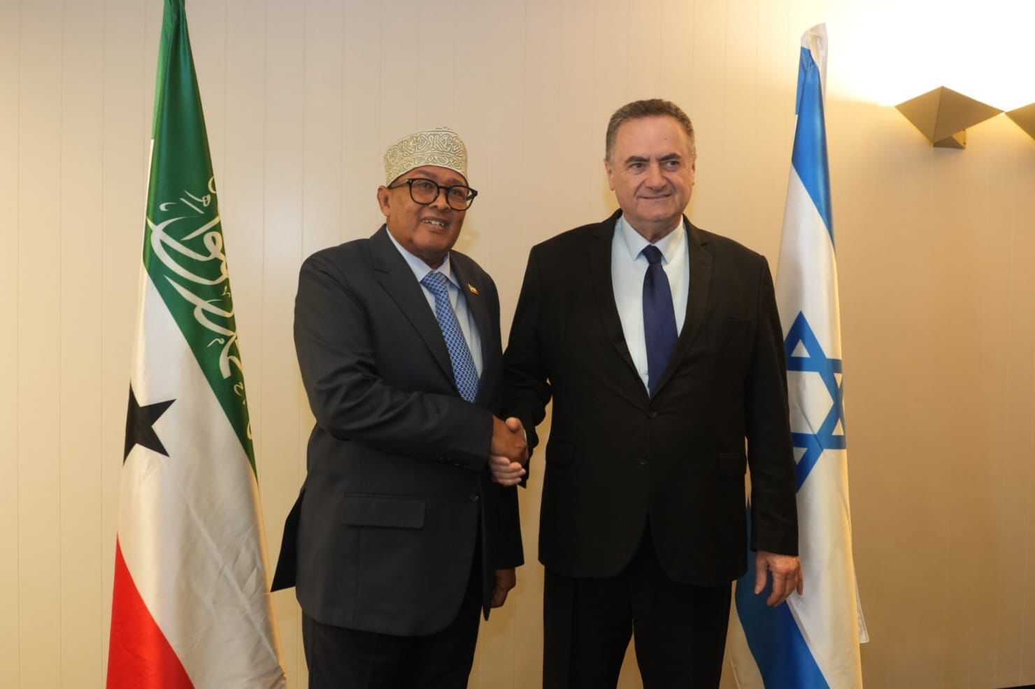 Katz touts years-long ‘under the radar’ ties in meeting with Somaliland president