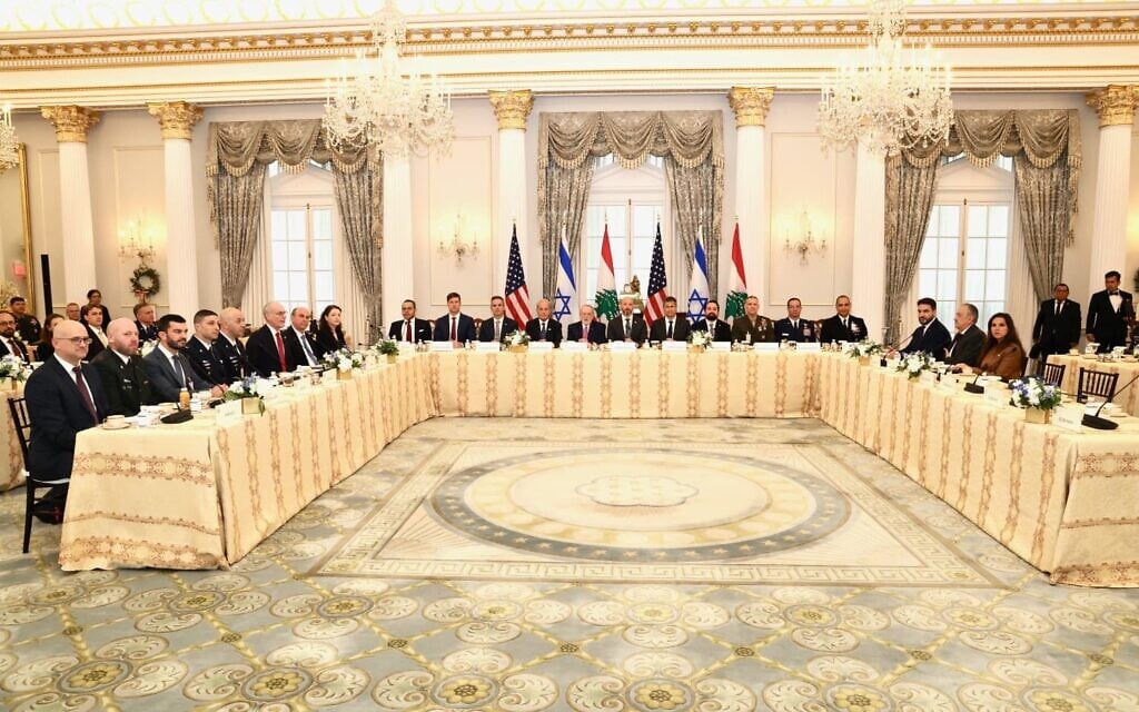 ‘A train wreck’: As Jerusalem and Beirut hold talks, Israeli envoy pans linkage to US-Iran deal