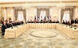 Diplomats take part in direct Israel-Lebanon talks hosted at the US State Department in Washington on June 23, 2026. (Courtesy Israeli Embassy)