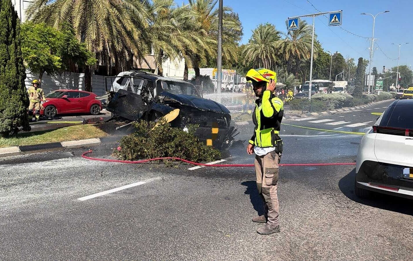 Crime figure killed in Haifa car blast, Arab community’s 7th fatality in 3 days