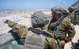 IDF Chief of Staff Lt. Gen. Eyal Zamir is seen in the Gaza Strip, June 7, 2026. (Israel Defense Forces)
