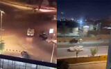 Screengrabs of social media videos showing Iraqi security forces raiding the Green Zone diplomatic compound in Baghdad, June 28, 2026. (X, used in accordance with Clause 27a of the Copyright Law)
