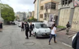 Police and medics seen at the scene of a suspected murder in the Nazareth-area town of Yafia, June 29, 2026. (Magen David Adom)