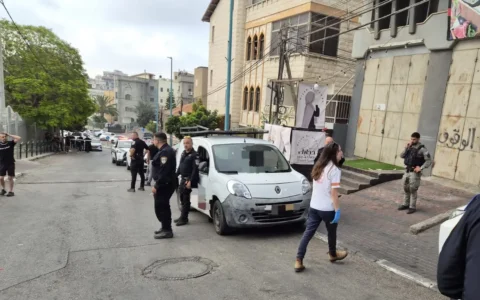 Police and medics seen at the scene of a suspected murder in the Nazareth-area town of Yafia, June 29, 2026. (Magen David Adom)