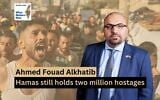 Head of Realign for Palestine Ahmed Fouad Alkhatib joins host Amanda Borschel-Dan on this week's What Matters Now. (AP/courtesy)