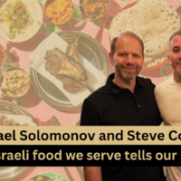 Celebrated restauranteurs and chefs Steve Cook (left) and Michael Solomonov (right) speak to What Matters Now host Jessica Steinberg for this week's podcast (Courtesy)