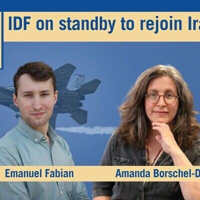 Military correspondent Emanuel Fabian joins host Amanda Borschel-Dan on today's Daily Briefing podcast. (ToI / AP)