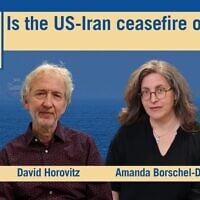 Founding editor David Horovitz joins host Amanda Borschel-Dan on today's Daily Briefing podcast. (ToI/AP)