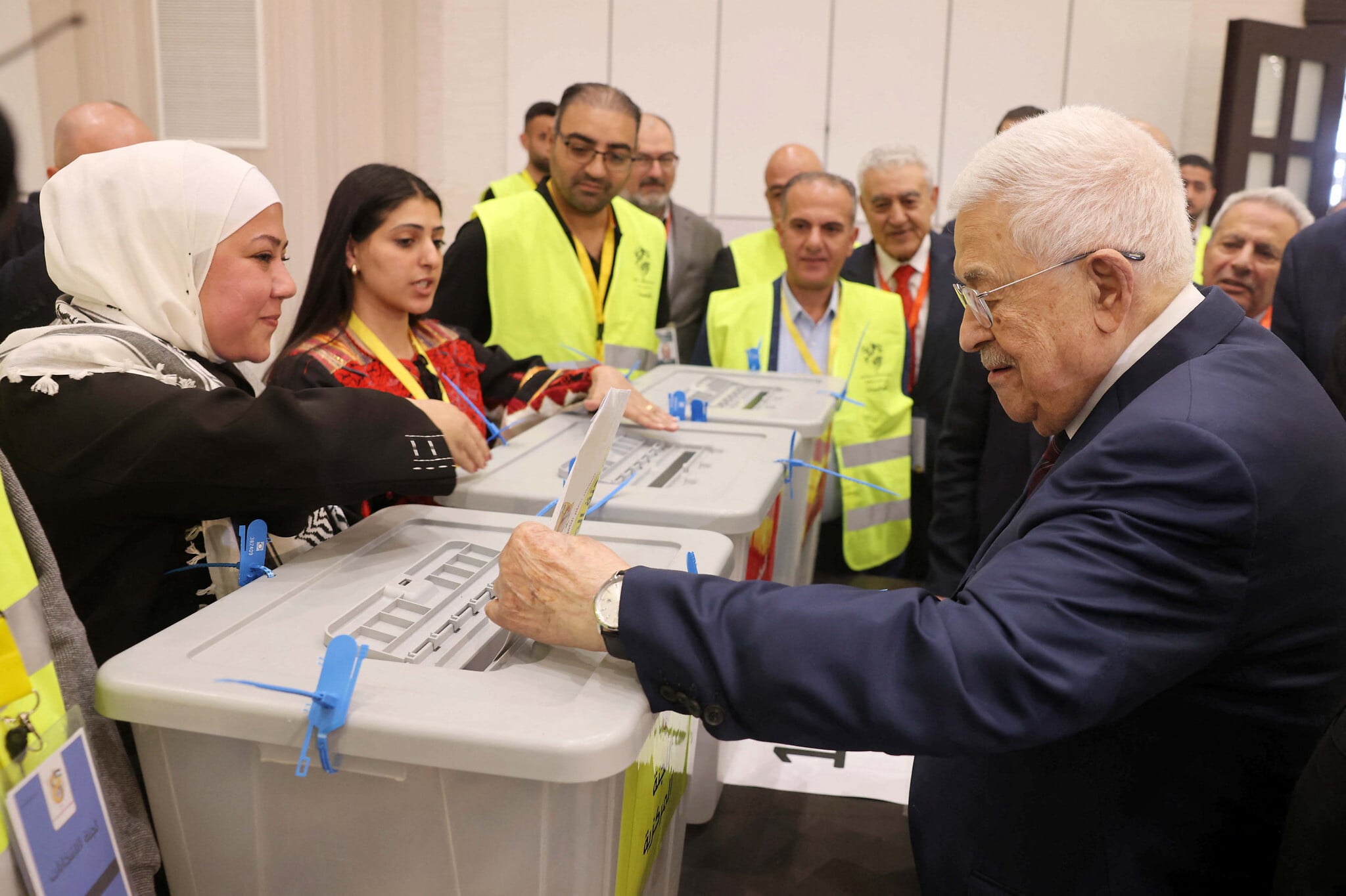 Abbas declares first Palestinian legislative elections since 2006 to be held...