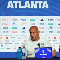 Egypt's head coach Hossam Hassan at a press conference on the sidelines of the FIFA World Cup 2026, at Atlanta Stadium on July 6, 2026, in Atlanta, Georgia. (Alejandro Pagni/Getty Images/AFP)