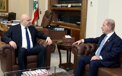 This handout picture released by the Lebanese Presidency's press office shows Lebanon's President Joseph Aoun (L) receiving US Ambassador to Lebanon Michael Issa at the Presidential Palace in Baabda, east of Beirut, on July 9, 2026. (Lebanese Presidency/AFP) This handout picture released by the Lebanese Presidency's press office shows Lebanon's President Joseph Aoun (L) receiving US Ambassador to Lebanon Michael Issa at the Presidential Palace in Baabda, east of Beirut, on July 9, 2026. (Lebanese Presidency/AFP)