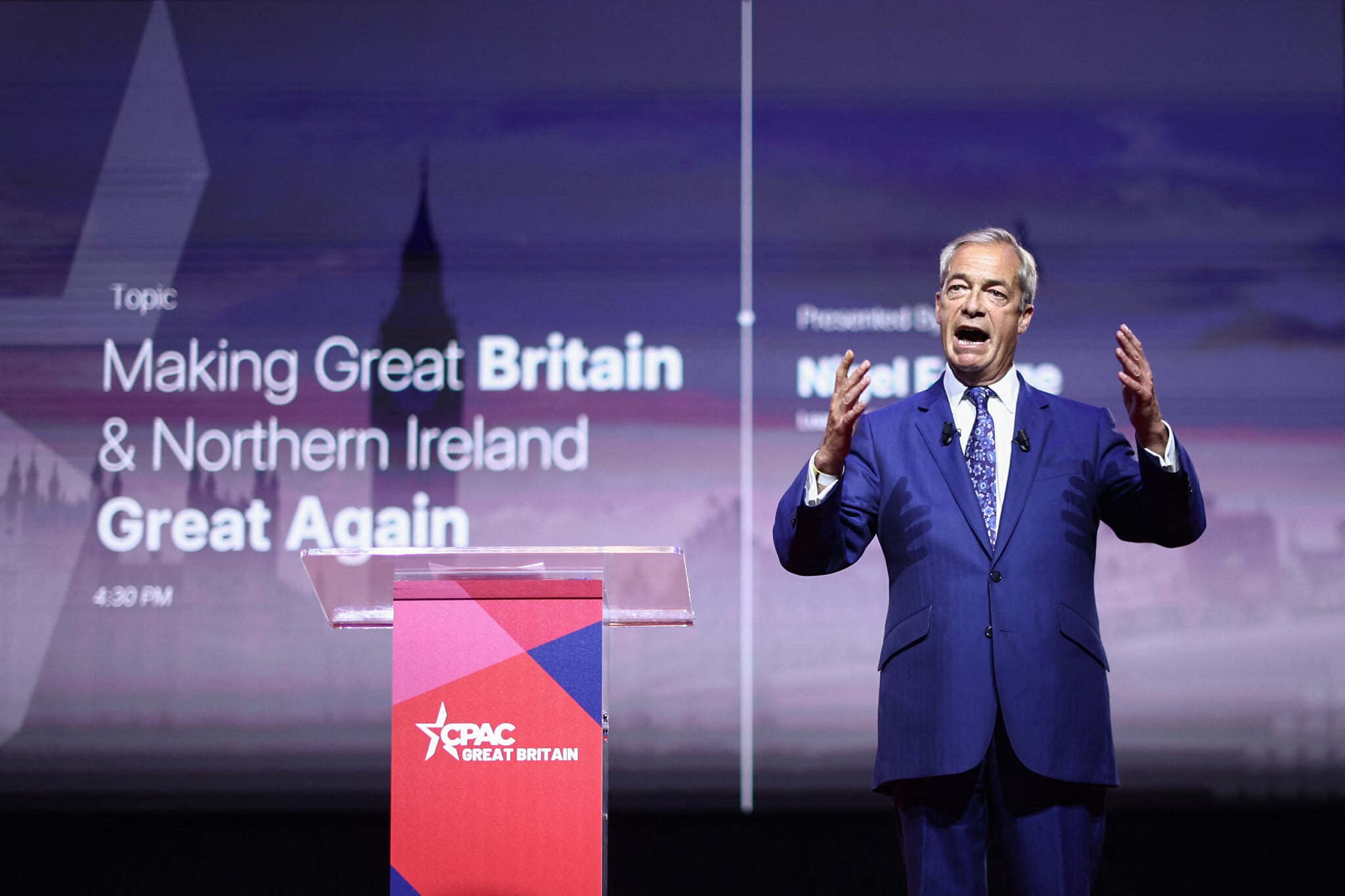 Farage to stand against ‘record’ 33 candidates in UK by-election, including Count Binface