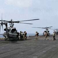 This screen grab made on July 26, 2026 from footage released by the US Central Command (CENTCOM) on July 25, 2026 shows what CENTCOM says are operations enforcing its naval blockade against Iran. (US CENTRAL COMMAND (CENTCOM) / AFP)