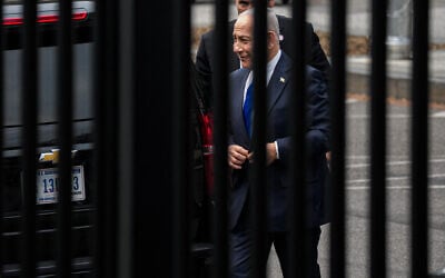 Israeli Prime Minister Benjamin Netanyahu arrives at the White House on July 28, 2026 in Washington, DC. (Andrew Harnik/Getty Images/AFP)