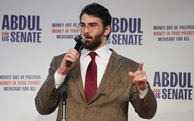 Hasan Piker speaks at a campaign rally for Abdul El-Sayed, a progressive candidate in the Democratic primary for US Senate in Michigan, April 7, 2026, at the University of Michigan in Ann Arbor, Michigan. (AP Photo/Julia Demaree Nikhinson) Hasan Piker speaks at a campaign rally for Abdul El-Sayed, a progressive candidate in the Democratic primary for US Senate in Michigan, April 7, 2026, at the University of Michigan in Ann Arbor, Michigan. (AP Photo/Julia Demaree Nikhinson)