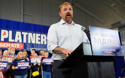 Democratic US Senate candidate Graham Platner speaks during a primary election night watch party after winning the Democratic nomination, June 9, 2026, in Blue Hill, Maine. He has since suspended his campaign amid rape allegations. (AP/Robert F. Bukaty) Democratic US Senate candidate Graham Platner speaks during a primary election night watch party after winning the Democratic nomination, June 9, 2026, in Blue Hill, Maine. He has since suspended his campaign amid rape allegations. (AP/Robert F. Bukaty)