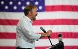 Democratic US Senate candidate Graham Platner speaks during a primary election night watch party after winning the Democratic nomination, June 9, 2026, in Blue Hill, Maine. (AP Photo/Robert F. Bukaty)
