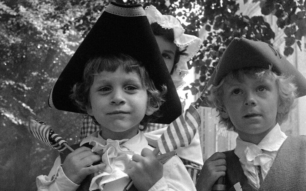 Illustrative: Five-year-old Thomas Scott of Bridgewater, Mass., celebrates the US bicentennial in Boston's Fourth of July parade, Sunday, July 4, 1976. (AP Photo/File)