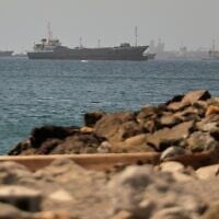 Tankers and cargo vessels are seen in the Gulf of Oman, along shipping routes linking the Strait of Hormuz and the Arabian Sea, June 16, 2026. (AP)