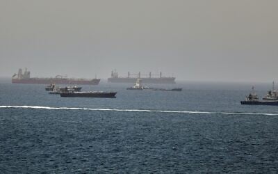Tankers and cargo vessels are seen in the Gulf of Oman, along shipping routes linking the Strait of Hormuz and the Arabian Sea, June 16, 2026. (AP Photo) Tankers and cargo vessels are seen in the Gulf of Oman, along shipping routes linking the Strait of Hormuz and the Arabian Sea, June 16, 2026. (AP Photo)