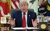 US President Donald Trump speaks in the Oval Office of the White House, Monday, June 29, 2026, in Washington. (AP Photo/Jacquelyn Martin)