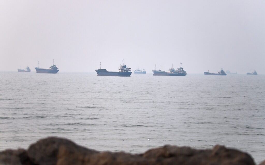 Iran said to fire at 2 commercial ships in Hormuz, including Qatari gas tanker
