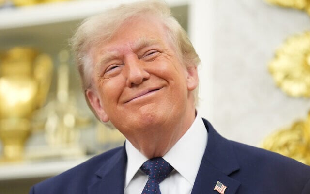 US President Donald Trump smiles after ringing the opening bell for the New York Stock Exchange and the Nasdaq in the Oval Office at the White House, Monday, July 6, 2026, in Washington. (AP Photo/Mark Schiefelbein) US President Donald Trump smiles after ringing the opening bell for the New York Stock Exchange and the Nasdaq in the Oval Office at the White House, Monday, July 6, 2026, in Washington. (AP Photo/Mark Schiefelbein)