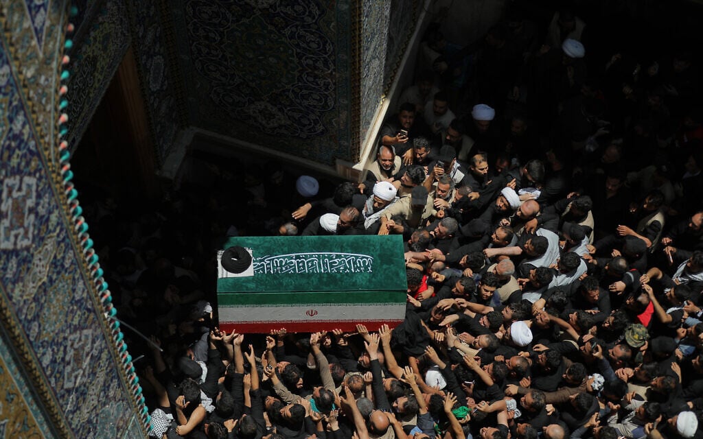 Masses gather in Iraq’s holy Shiite cities as Khamenei funeral frenzy crosses border
