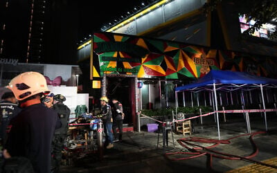 Rescuers work at the site of a fire in Bangkok, Thailand, July 13, 2026. (AP/Sakchai Lalit) Rescuers work at the site of a fire in Bangkok, Thailand, July 13, 2026. (AP/Sakchai Lalit)