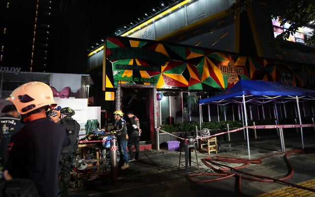 Rescuers work at the site of a fire in Bangkok, Thailand, July 13, 2026. (AP/Sakchai Lalit) Rescuers work at the site of a fire in Bangkok, Thailand, July 13, 2026. (AP/Sakchai Lalit)