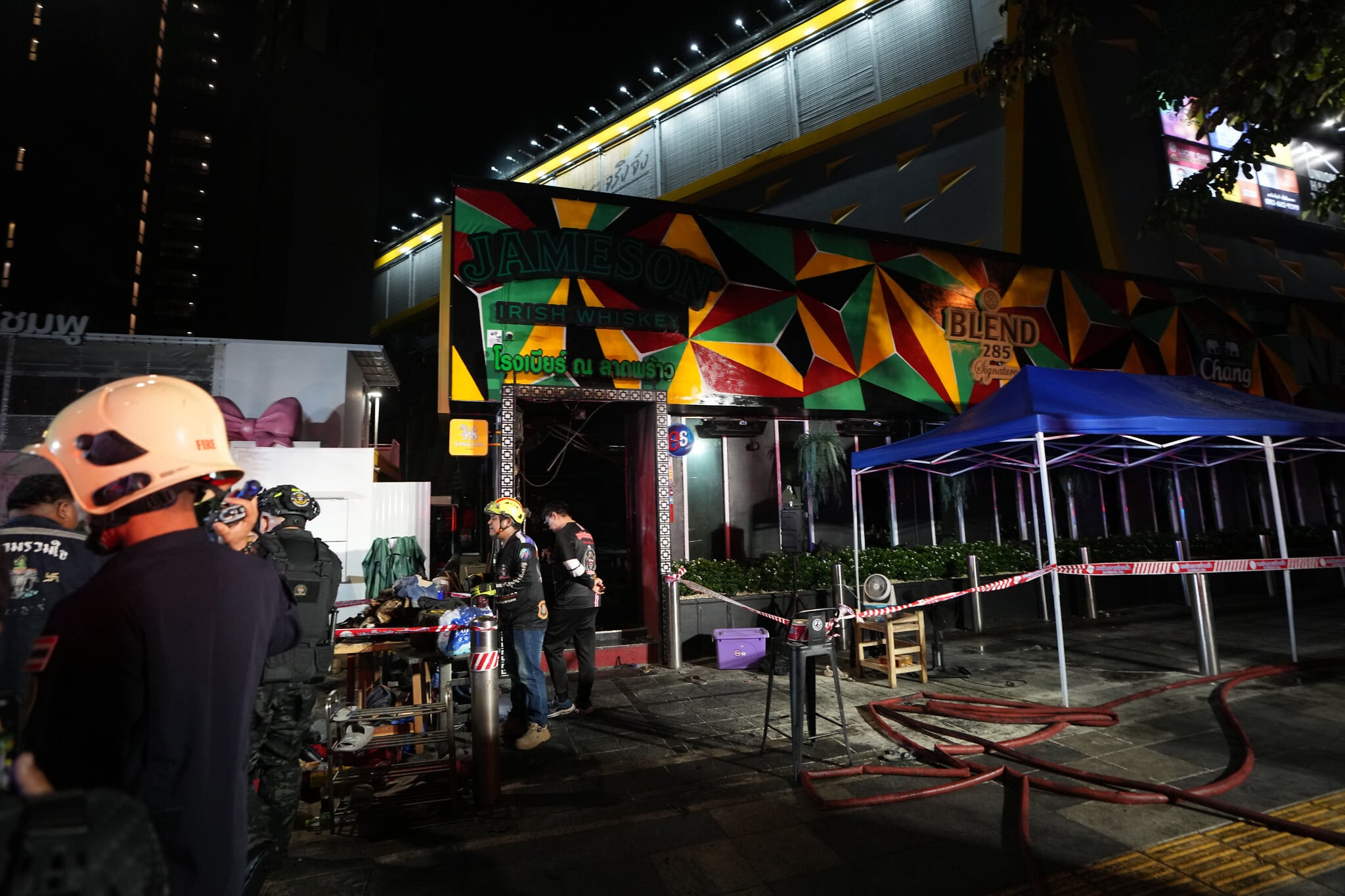 Massive fire at a bar in Bangkok kills at least 27 people
