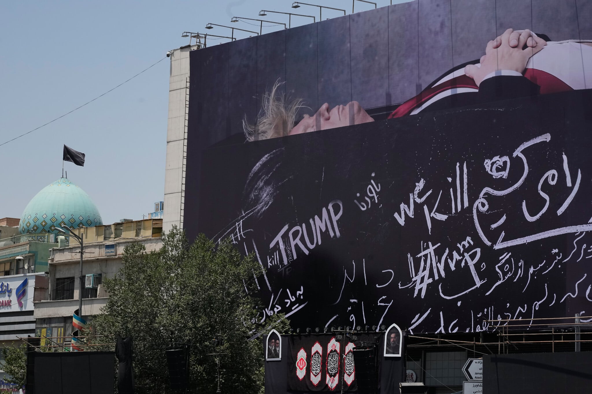 Trump said leaning toward expanding military offensive against Iran, saying it 'better behave'