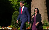 Ed Miliband and Shabana Mahmood arrive for a cabinet meeting in London, July 20, 2026. (AP Photo/ Kirsty Wigglesworth)