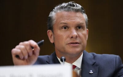 US Defense Secretary Pete Hegseth testifies at a Senate Appropriations Committee hearing, July 21, 2026, on Capitol Hill in Washington. (AP/Jacquelyn Martin) US Defense Secretary Pete Hegseth testifies at a Senate Appropriations Committee hearing, July 21, 2026, on Capitol Hill in Washington. (AP/Jacquelyn Martin)