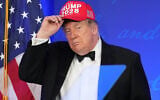 US President Donald Trump speaks at the White House Correspondents’ Association dinner at the Waldorf Astoria Washington DC, July 24, 2026, in Washington. (AP Photo/Mark Schiefelbein)