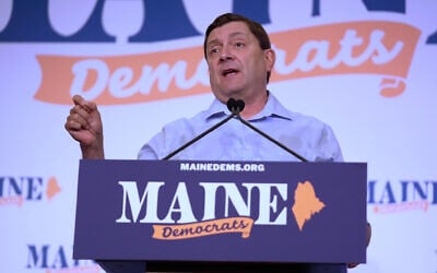 Troy Jackson, Democratic candidate for US Senate, speaks at the Maine Democratic Nominating Convention, July 25, 2026, in Bangor, Maine. (AP Photo/Robert F. Bukaty) Troy Jackson, Democratic candidate for US Senate, speaks at the Maine Democratic Nominating Convention, July 25, 2026, in Bangor, Maine. (AP Photo/Robert F. Bukaty)