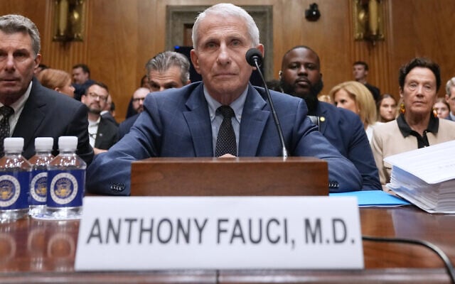 Dr. Anthony Fauci appears before the Senate Homeland Security and Governmental Affairs Committee at the Capitol, July 29, 2026, in Washington. (AP/Allison Robbert)