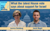 US bureau chief Jacob Magid appears on the Daily Briefing podcast with host Jessica Steinberg. (AP Photo/Julia Demaree Nikhinson)