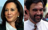 From L to R: Former US vice president Kamala Harris, in Vienna, Austria, Tuesday, June 16, 2026. (AP Photo/Matthias Schrader); New York City Mayor Zohran Mamdani, in New York City, June 28, 2026. (AP Photo/Pamela Smith)