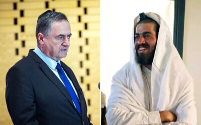 Left: Defense Minister Israel Katz (L) in Jerusalem, May 31, 2026. (Oren Ben Hakoon/Flash90); right: Tal Yinon Dardik (Courtesy)