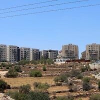 View of the Israeli settlement of Efrat, in the West Bank, July 31, 2025. (Wisam Hashlamoun/Flash90) View of the Israeli settlement of Efrat, in the West Bank, July 31, 2025. (Wisam Hashlamoun/Flash90)