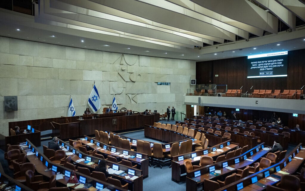 Coalition hopes to pass raft of contentious bills in final week before Knesset dissolution
