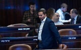 Likud MK Dan Illouz attends plenum session in Knesset, July 15, 2026 (Yonatan Sindel/Flash90)