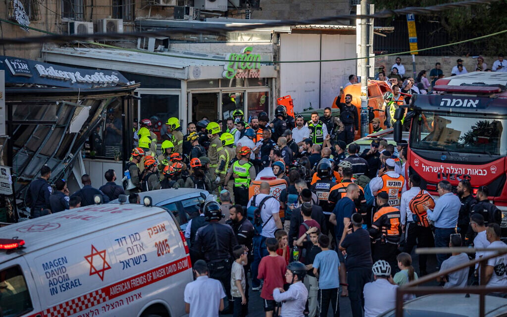 80-year-old man killed after balcony collapses in central Jerusalem