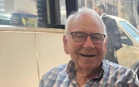 Barry Levitt, 80, who was killed when a balcony collapsed on the bakery below in Jerusalem on July 20, 2026. (Courtesy)