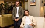 Israeli startup Oasis Security founders Danny Brickman (right) and Amit Zimerman. (Courtesy of Ohad Kab).