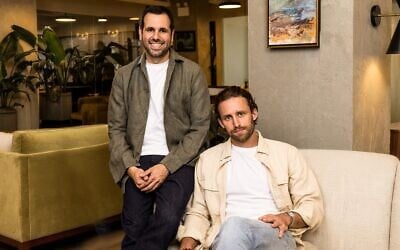 Israeli startup Oasis Security founders Danny Brickman (right) and Amit Zimerman. (Courtesy of Ohad Kab).